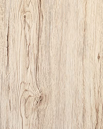 Lativo Wood Contact Paper Wood Grain Contact Paper for Cabinets Wood Wallpaper Peel and Stick Wallpaper Light Wood Contact Paper for Countertops Self-Adhesive Wallpaper Waterproof Vinyl 15.7“×78.7”