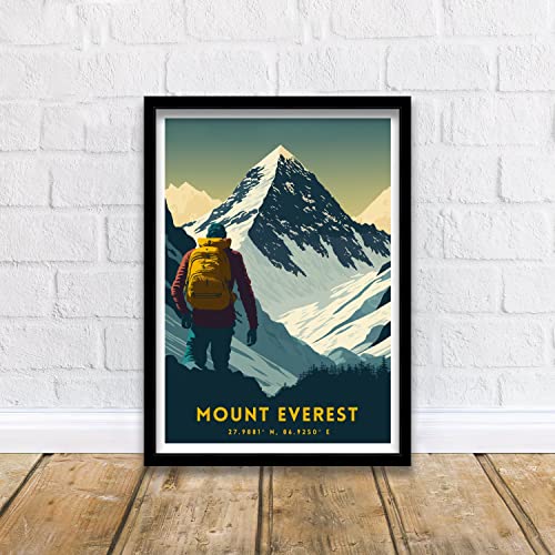 Mount Everest Print | Mount Everest | Mount Everest Poster | Mount Everest Art | Everest Print | Mountain Wall Art | Everest Poster #1234