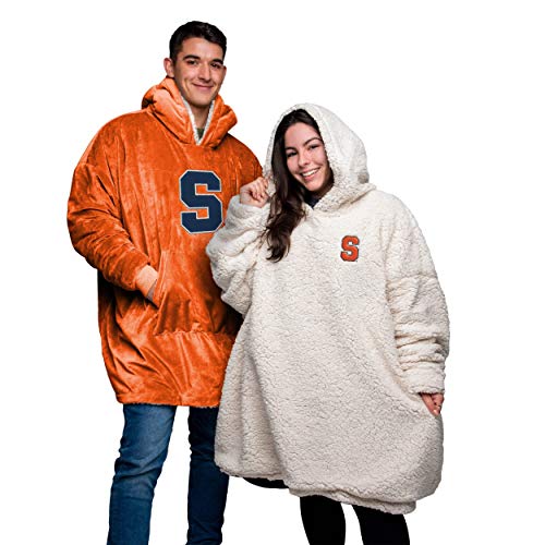 FOCO Syracuse Reversible Big Logo Unisex Sherpa Hoodeez