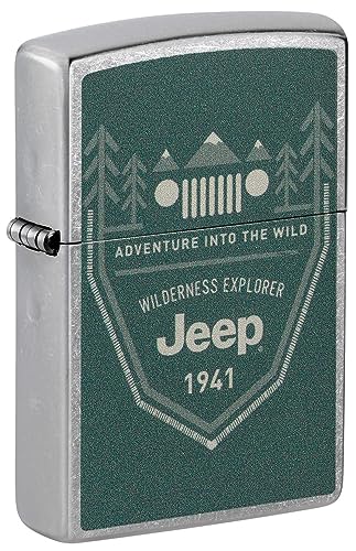 Zippo Jeep Street Chrome Pocket Lighter