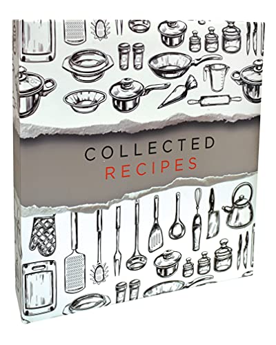 Better Kitchen Products Recipe Binder, Full Page 3 Ring Standard Binder Organizer Set (with 50 Page Protectors & 12 Category Divider Tabs) 11.5' x 12' Sleek Kitchen Design