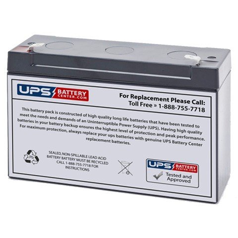 Exide PoweWare SRB-10 6V 12Ah Sealed Lead Acid Replacement Battery