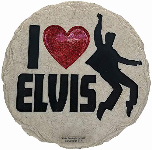 Spoontiques - Garden Décor - Elvis Stepping Stone - Decorative Stone for Garden