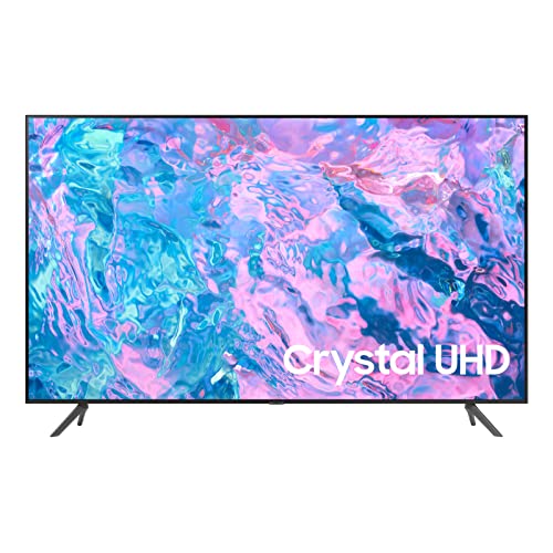 SAMSUNG 43-Inch Class Crystal UHD CU7000 Series PurColor 4K Smart TV with Alexa Built-in (UN43CU7000, 2023 Model) (Renewed)