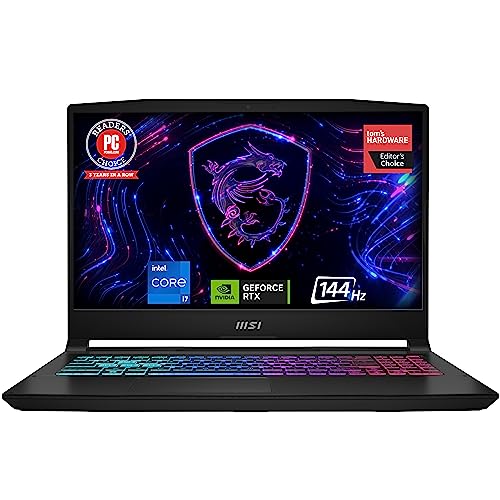 MSI Katana 15 15.6' 144Hz FHD Gaming Laptop: 13th Gen Intel Core i7, RTX 4070, 16GB DDR5, 1TB NVMe SSD, USB-Type C, Cooler Boost 5, Win11 Home: Black B13VGK-484US