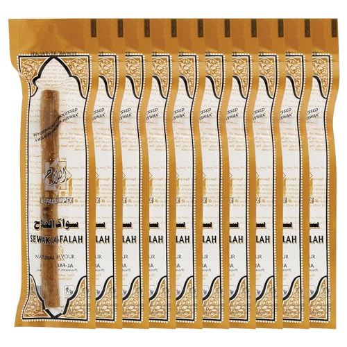 Sewak Al-Falah: Miswak (Traditional Natural Toothbrush) (10 Pack) by Sewak Al-Falah