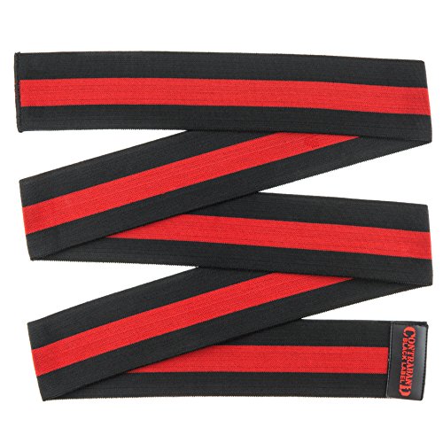 Contraband Black Label 1055 Classic Knee Wraps (Pair) for Bodybuilding, Powerlifting, and Strongman - Perfect for Squat - Leg Press - USPA Approved for Competition Use