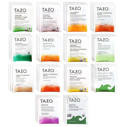 BLUE RIBBON, Tea Bags Sampler Assortment Variety Pack Gift Box (42 Count) 14 Different Flavors Gifts for Her Him Women Men Tea Lovers Couples Family Friends Coworker