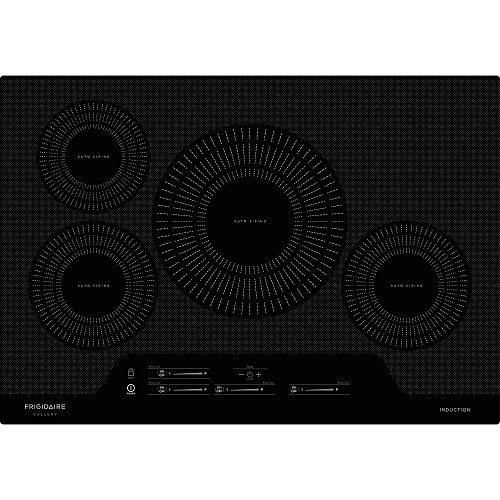 Frigidaire FGIC3066TB Gallery 30' Electric Induction Cooktop, Built-in 4-Burner, Vitroceramic Glass, Black