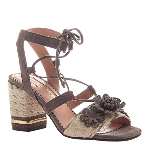 Poetic Licence Women's Entwined Heeled Sandals - GREY - 9 M US