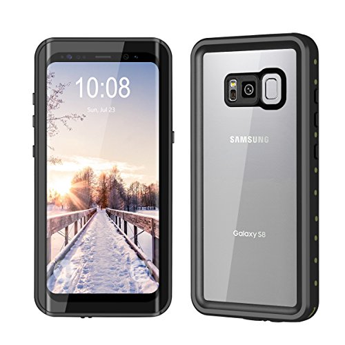 YMCCOOL Galaxy S8 Waterproof Case, Full Protective Shock/Snow/Dirtproof with IP68 Certified Waterproof Case for Samsung Galaxy S8 5.8inch