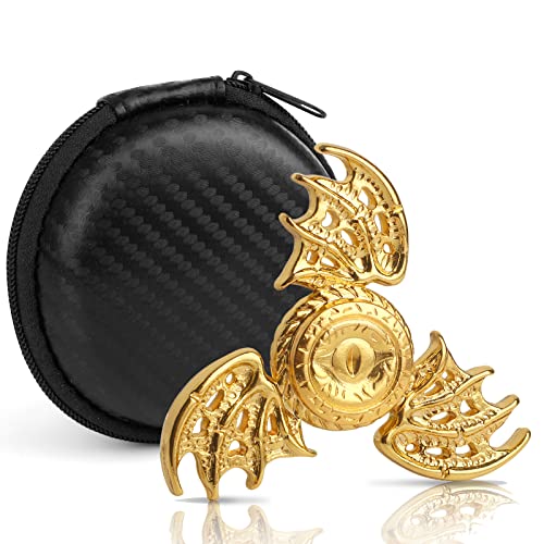 Umnodobn Dragon Fidget Spinner Anti Anxiety Toys Stress Relief Reducer Spin Fidgets Finger Hand Bearing Finger Spinners Toy Focus Fidgeting Restless Tri Spinner Best Novelty Gift for Adults Kids