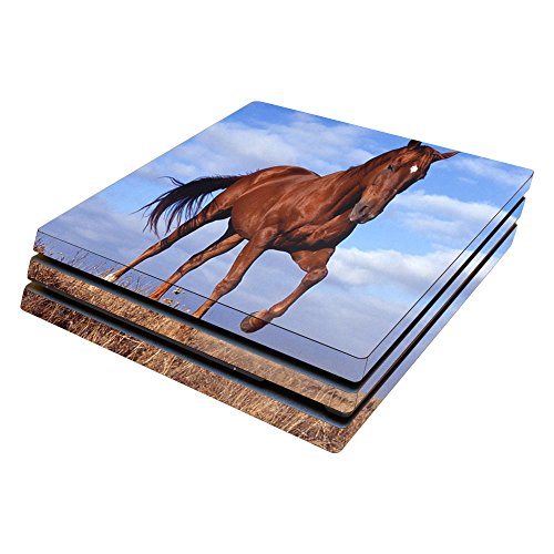 MightySkins Skin Compatible with Sony PS4 Pro Console - Horse | Protective, Durable, and Unique Vinyl Decal wrap Cover | Easy to Apply, Remove, and Change Styles | Made in The USA