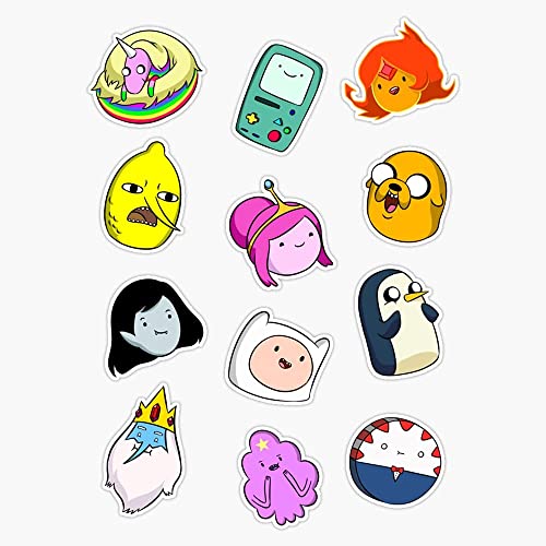 Generic Magnet Adventure Time Cute Faces Magnet Bumper Sticker Car Magnet Flexible Reuseable Magnetic Vinyl 5 inch (LAB-CTMAGNETS-701)