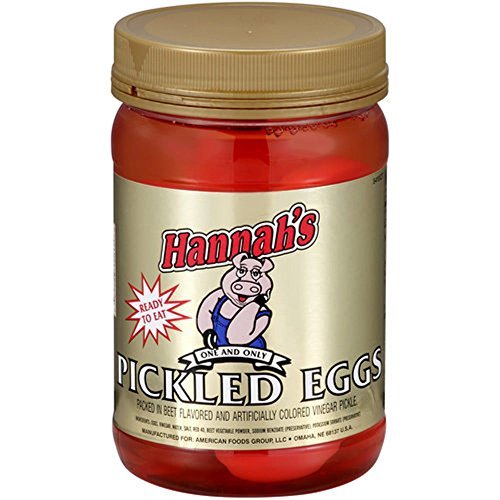Hannah's Ready To Eat Pickled Eggs Quart Jar