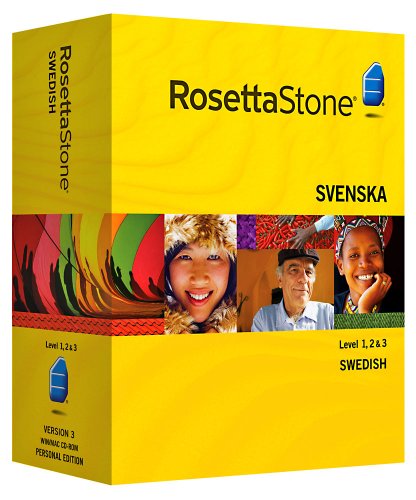 Rosetta Stone Version 3: Swedish Level 1, 2 & 3 Set with Audio Companion