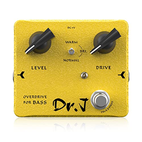 JOYO Bass Overdrive Pedal Effects from Rock to Metal Specially Design for Bassist High-end Edition Dr.J Series (D52)