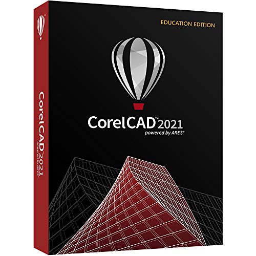 CorelCAD 2021 Education Edition | CAD Software| 2D Drafting, 3D Design & 3D Printing [PC/Mac Disc] [Old Version]
