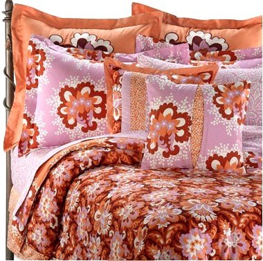 Amy Butler Caracas Valencia Orange Full/Queen Comforter