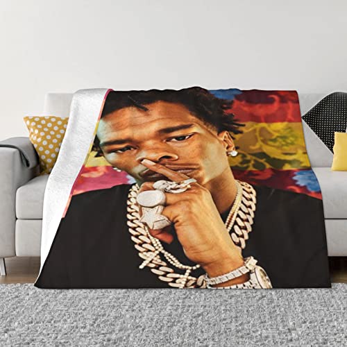 Lil Music and Baby Flannel Blanket Ultra Soft Micro Fleece Throw Blankets Merchandise Warm Lightweight Bedding for Sofa Couch Chair All Season 50'x40'