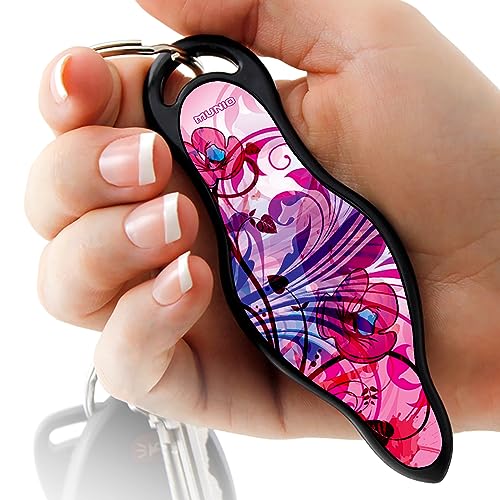 MUNIO Self Protection Keychain Kubotan, Legal, Can Take on an Airplane, Designer Collection 2, Made in USA (Spring Breeze)