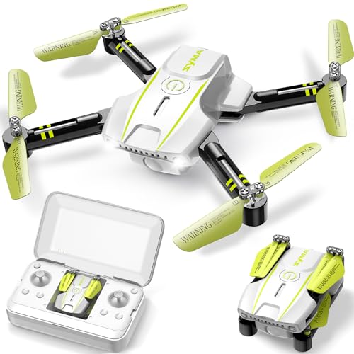 SYMA Foldable Mini Drone for Kids Adults，Portable Pocket Nano Quadcopter with Altitude Hold 3D Flips and Headless Mode Easy to Fly UFO Flying Indoor RC Toys for Beginners