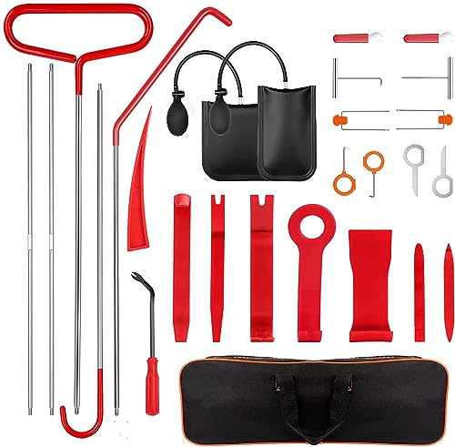 BLACK MOON AMERICA 27PCS Professional Emergency Car Tools Set with Carry Bag