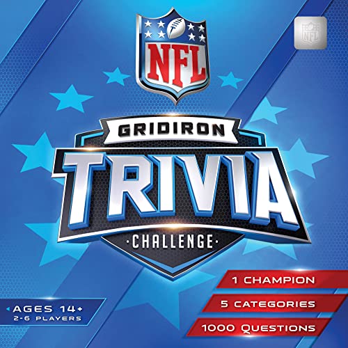 MasterPieces Family Game - NFL Gridiron Trivia Challenge - Officially Licensed Game for Kids & Adults