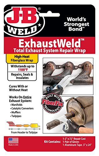 J-B Weld ExhaustWeld 2' x 72' Repair Wrap, White