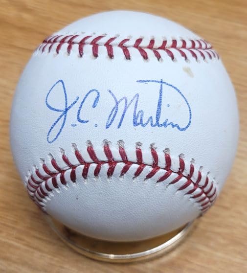 Autographed J.C. Martin Rawlings Official Major League Baseball - COA