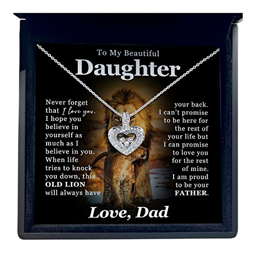 TRYNDI To My Daughter Necklace From Dad