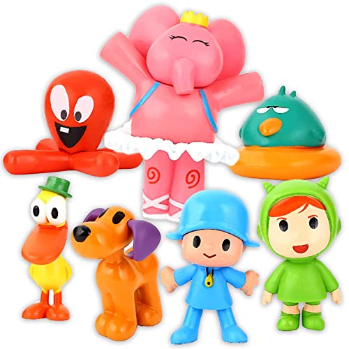 Moptrek pper, Birthday Gifts, Mini Action Figuree Cartoon Characters for Table Decorations, for All Boys and Girls