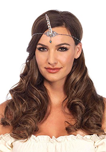 Leg Avenue 2153-02722 Silver Unicorn Horn Head Piece, O/S, Silver