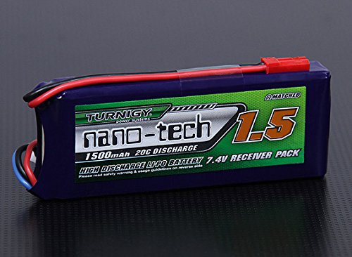 Turnigy Nano-tech 1500mAh 2S1P 20~40C Lipo Receiver Pack