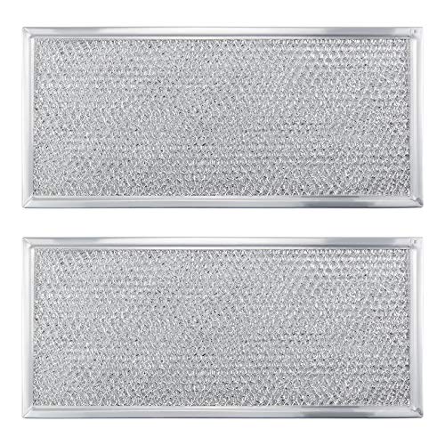Beaquicy W10208631A Microwaves Grease Filter Approx. 13' x 6'- Replacement for Whirlpool GE Microwaves - Pack of 2