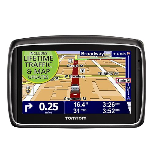 TomTom GO 740TM LIVE 4.3-Inch Bluetooth Portable GPS Navigator (Lifetime Traffic & Maps Edition) (Renewed)