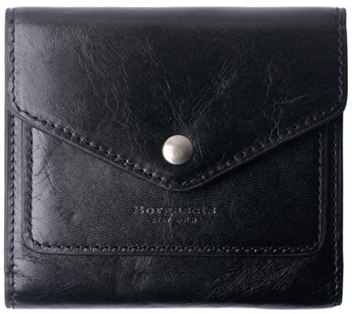 Small Leather Wallet for Women, RFID Blocking Women's Credit Card Holder Mini Bifold Pocket Purse (Limited Edition-Ice Black)