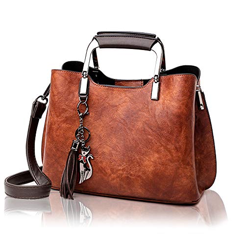 rofozzi Trinity Women Top-Handle Purse (Brown)