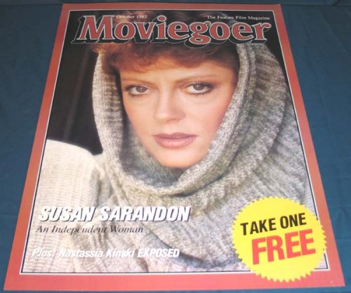 SUSAN SARANDON Huge Poster of Moviegoer Magazine Cover from 1982. 22' x 29' One of a Kind a MUST C!