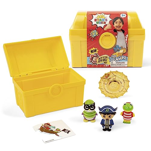 Ryan's World Micro Mystery Chest - Series 2, Discover 5 Surprise Toys Inside, Official Toys for Boys & Girls 3+, Exclusive Blind Box Figures, 5Pcs
