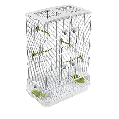 Vision M02 Wire Bird Cage, Bird Home for Parakeets, Finches and Canaries, Tall Medium