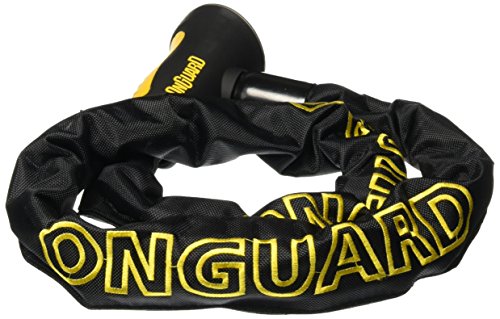 OnGuard 8020 Mastiff Integrated Key Chain Lock - 3.57' X 0.39'[110CM X 10MM] Black