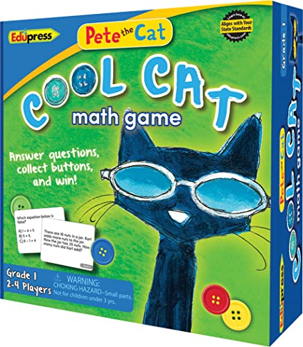 Edupress Pete The Cat Cool Cat Math Game 1 (EP63531)