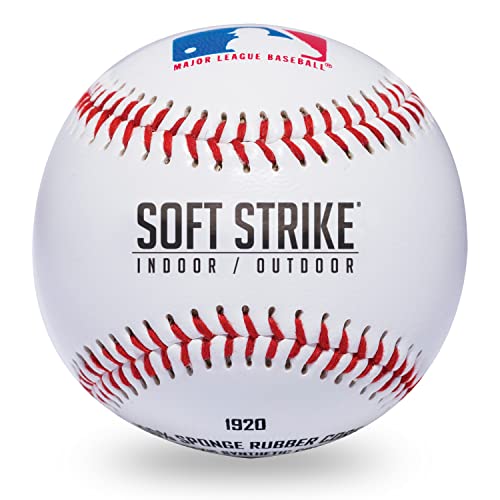 Franklin Sports Youth Tee Balls - Soft-Strike T Ball Soft Baseballs - 6 Count (Pack of 1) with Carry Bag - Official Teeball Size + Weight