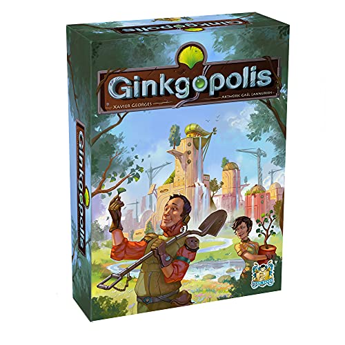 Pearl Games Ginkgopolis Board Game | Competitive Worker Placement Strategy Game for Adults and Kids | Ages 10+ | 1-5 Players | Average Playtime 45 Minutes | Made by Pearl Games