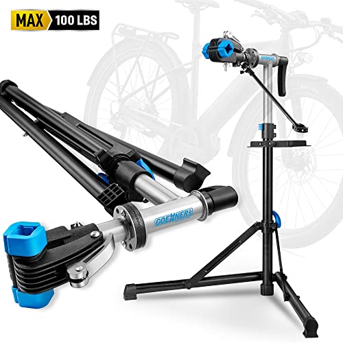 Gioventù E Bike Repair Stand Bicycle Stand (Max 100 lbs) - Bike Stand for Maintenance, Bicycle Repair Stand with Quick Release for E-bikes, Mountain Bikes and Road Bikes