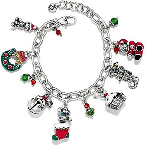 Brighton Holly Christmas Charm Bracelet