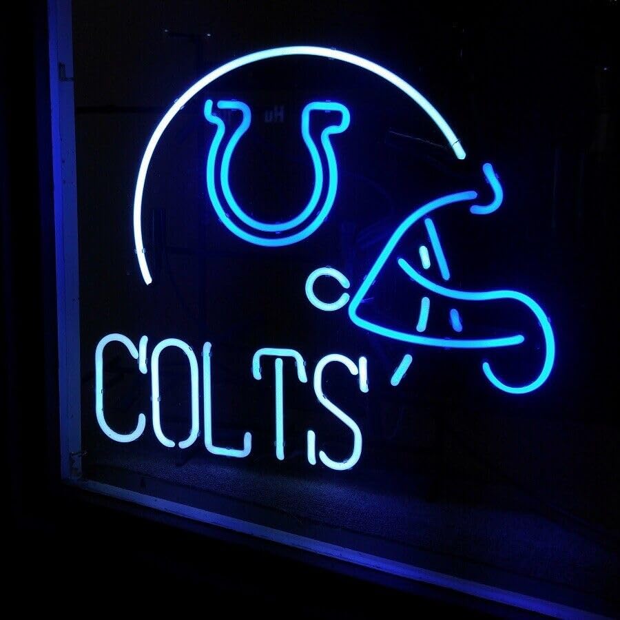 Queen Sense 24'x20' Colt Helmet Neon Sign Light Man Cave Bar Pub Beer Gift Neon Lamp AMF677