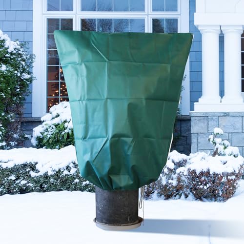 Plant Covers Freeze Protection Winter: 3.5oz 3 x 4 Ft Green Tree Covers Freeze Blanket Bags - Outdoor Plants Protector for Garden Shrub Rose Covering Beige