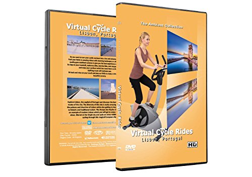 Virtual Cycle Rides DVD - Lisbon, Portugal - for Indoor Cycling, Treadmill and Running Workouts